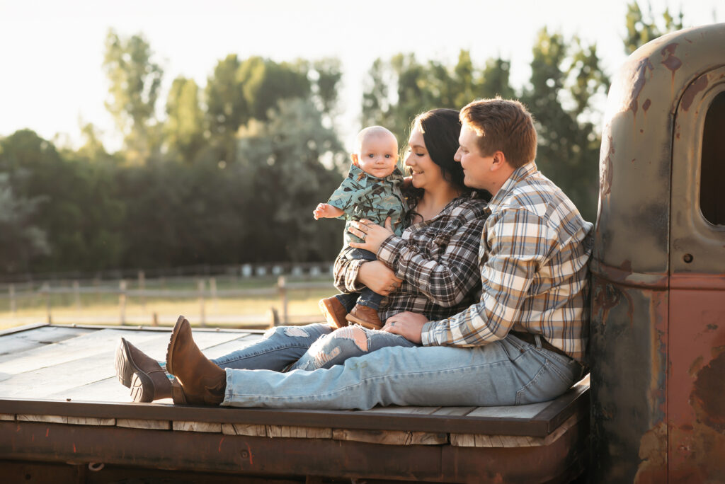 Family photography in Salt Lake County at Wheeler Farm